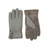 Paul & Shark Typhoon® Silk And Suede Gloves In Brown