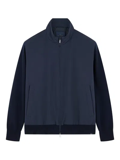 Paul & Shark Typhoon Stretch Hybrid Jacket In Blue