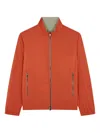 Paul & Shark Typhoon Zip Coat In Orange