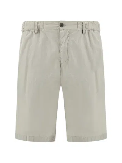 Paul & Shark Ultralight Poplin Cotton Chino Shorts In Neutral