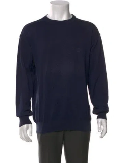 Pre-owned Paul & Shark Vintage Crew Neck Pullover In Blue