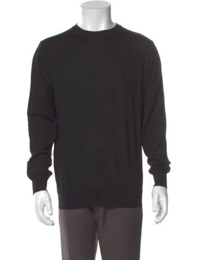 Pre-owned Paul & Shark Virgin Wool Crew Neck Pullover In Gray