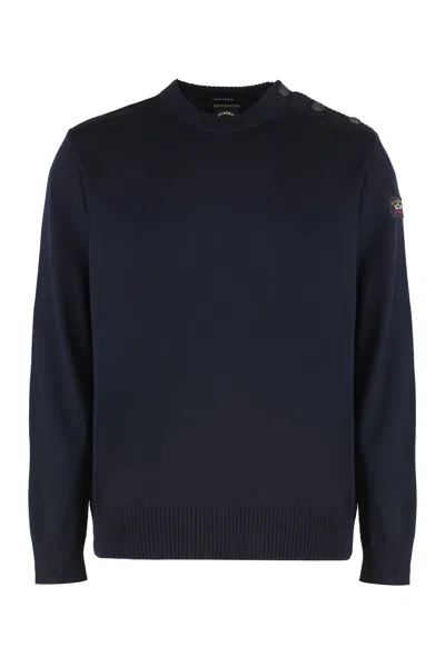 PAUL & SHARK PAUL & SHARK VIRGIN WOOL CREW-NECK SWEATER