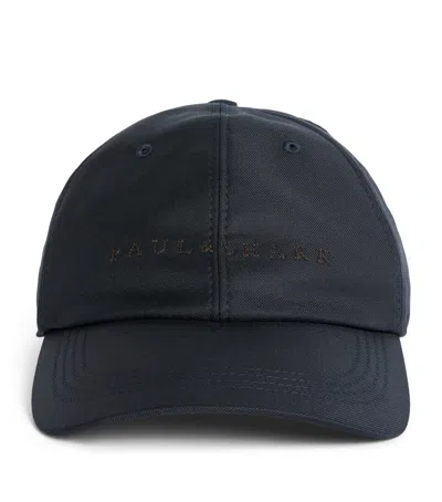Paul & Shark Virgin Wool Logo Baseball Cap In Blue