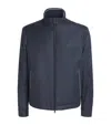 Paul & Shark Virgin Wool-silk Jacket In Blue