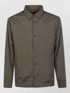 Paul & Shark Water Resistant Overshirt Jacket Collared Neck In Green