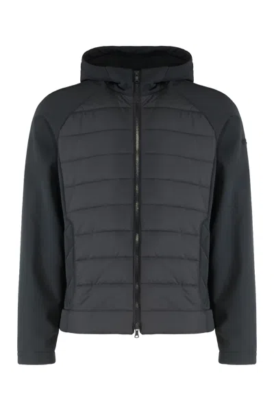 Paul & Shark Waterproof Technical Padded Down Jacket In Multi