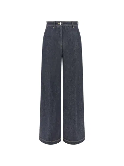 Paul & Shark Wide-leg Jeans In Black