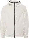Paul & Shark Windbreaker Hooded Jacket In Neutrals
