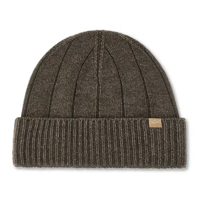 Paul & Shark Wool And Cashmere Beanie In Mulch