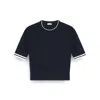 Paul & Shark Wool And Cashmere Crew Neck Sweater In Black
