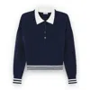 Paul & Shark Wool And Cashmere Polo Shirt In Blue