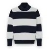 Paul & Shark Wool And Cashmere Turtleneck Sweater In Multi