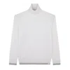 Paul & Shark Wool And Cashmere Turtleneck Sweater In Gray