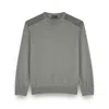 Paul & Shark Wool And Silk Crewneck Sweater In Green