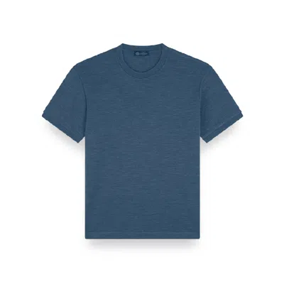 Paul & Shark Wool And Silk T-shirt In Blue