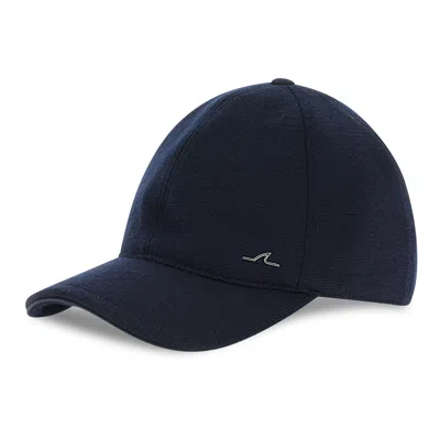Paul & Shark Wool Baseball Cap With Metal Shark Fin In Blue