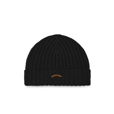 Paul & Shark Wool Beanie In Black
