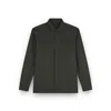 Paul & Shark Wool Blend Overshirt In Green