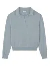 Paul & Shark Wool-blend Polo Shirt In Gray