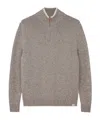 Paul & Shark Wool Cashmere Half Zip Sweater