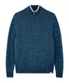 Paul & Shark High Collar Textured Knit Sweater