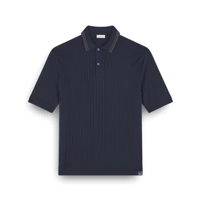 Paul & Shark Wool Cashmere Polo Shirt In Blue