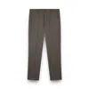 Paul & Shark Wool Chino Trousers In Brown