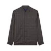 Paul & Shark Wool Overshirt With Checkered Pattern In Brown