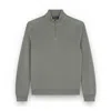 Paul & Shark Wool Silk Half Zip Sweater With Typhoon® Silk In Green