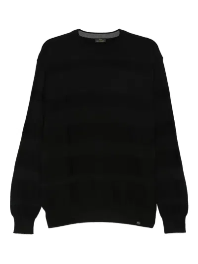Paul & Shark Wool Sweater In Black
