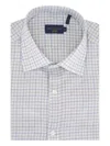 Paul & Shark X-soft Checked-pattern Shirt In Blue