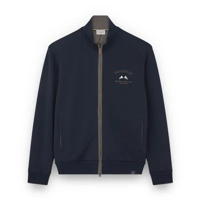 Paul & Shark X-soft Cotton Sweatshirt With Embroidery In Blue
