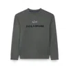 Paul & Shark X-soft Cotton Sweatshirt With Logo Print In Gray