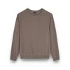 Paul & Shark X-soft Garment-dyed Cotton Sweatshirt In Brown