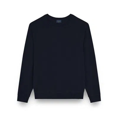 Paul & Shark X-soft Garment-dyed Cotton Sweatshirt In Blue