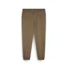 Paul & Shark X-soft Garment-dyed Trackpants In Brown