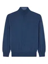 Paul & Shark X-soft Half-zip Sweater In Blue