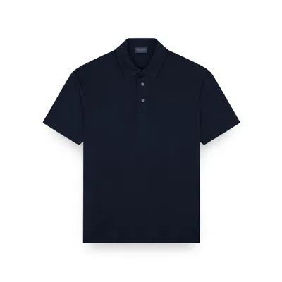 Paul & Shark X-soft Interlock Cotton Polo Shirt In Blue
