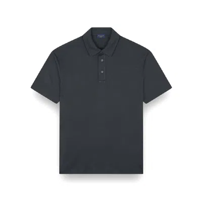 Paul & Shark X-soft Interlock Cotton Polo Shirt In Gray