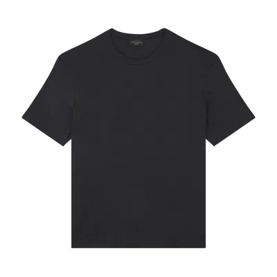 Paul & Shark X-soft Interlock Cotton T-shirt In Black