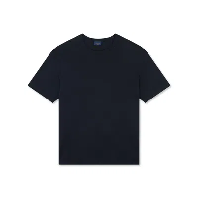 Paul & Shark X-soft Interlock Cotton T-shirt In Blue