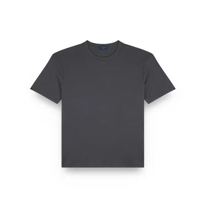 Paul & Shark X-soft Interlock Cotton T-shirt In Gray