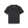 Paul & Shark X-soft Interlock Cotton T-shirt With Contrast Trims In Black