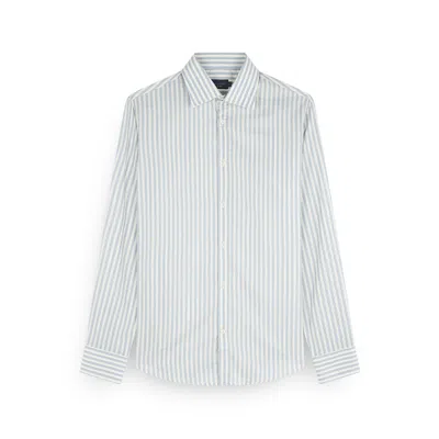 Paul & Shark X-soft Shirt With Striped Pattern In Gray