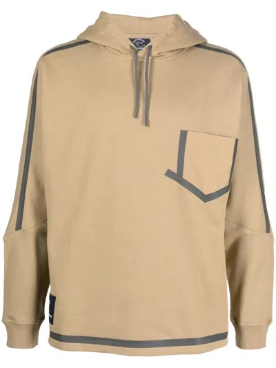 Paul & Shark X White Mountaineering Logo-print Hoodie In Neutral