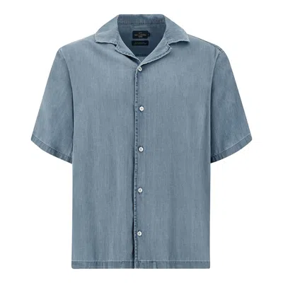 Paul & Shark Buttoned Shirt In Blue