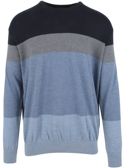 Pre-owned Paul & Shark Yachting Men's Pullover Sweater Jumper Crew 2xl Wool & Chasmere In Multicolor