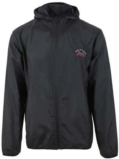 Pre-owned Paul & Shark Yachting Men's Ultralight Wind Jacket Windbreaker Size L Black
