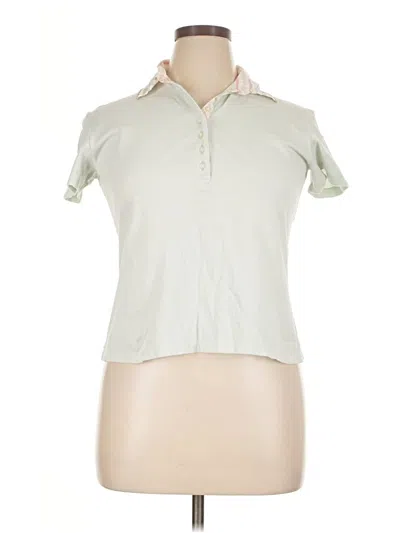 Pre-owned Paul & Shark Yachting Short Sleeve Blouse In Green
